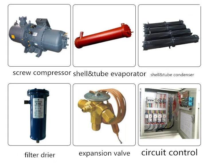 water cooled water chiller with piston compressor product