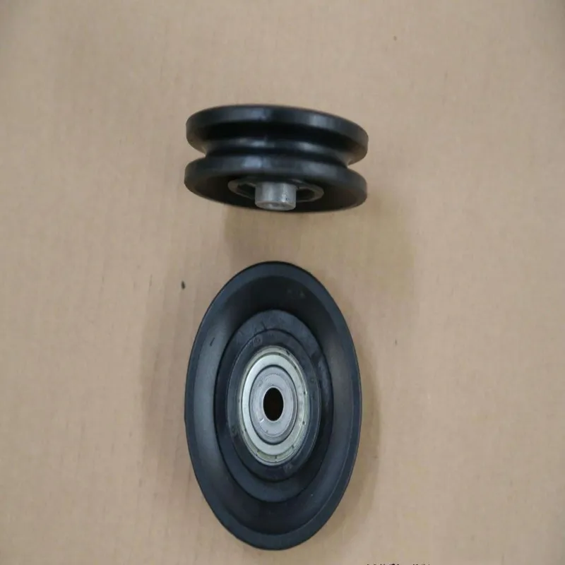 

Small pulley, gym pulley wheel for gym spares parts, Black