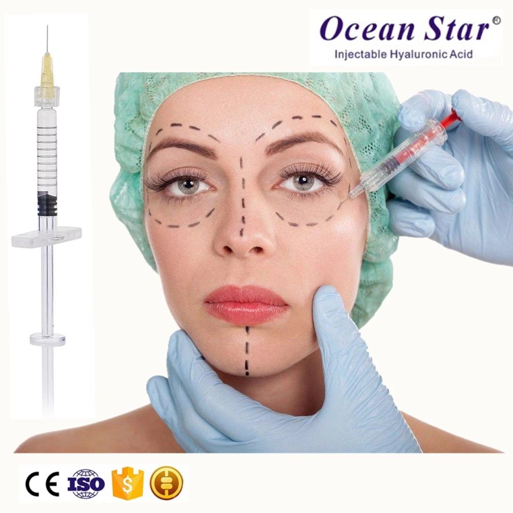 

2019 Supply Injectable Hyaluronic Acid Fine 2ml for eye area/deep lines