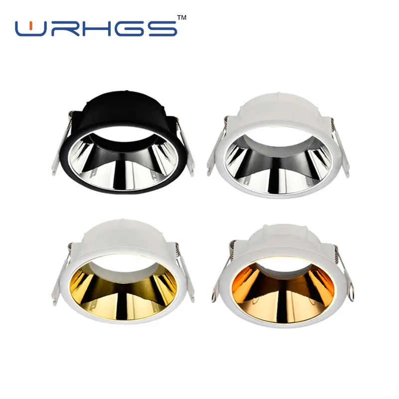 
slim reflector housing 10w 15w 24w ceiling surface mounted dimmable led cob downlight 