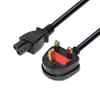 Uk Plug 3 Pin Standard Cable Ac 250v 10a Extension C5 For Hair Straightener Power Cord