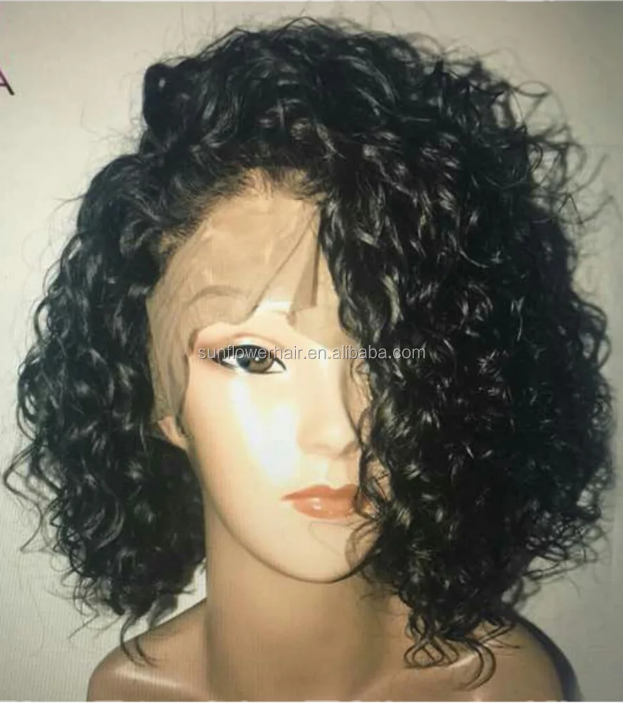 cheap human hair wigs wholesale and retail 100% human hair curly wigs in stock