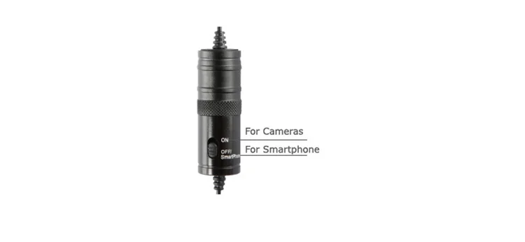 BY-M1 3.5mm Lavalier Condenser Microphone with AriMic Windscreen Windshield for iPhone 7 Plus