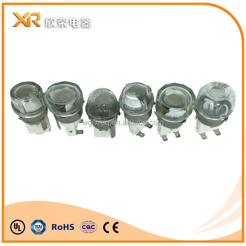 
X555-41 E14 T300 Oven lamp light bulbs steamer , high temperature resistance oven lamp holder 