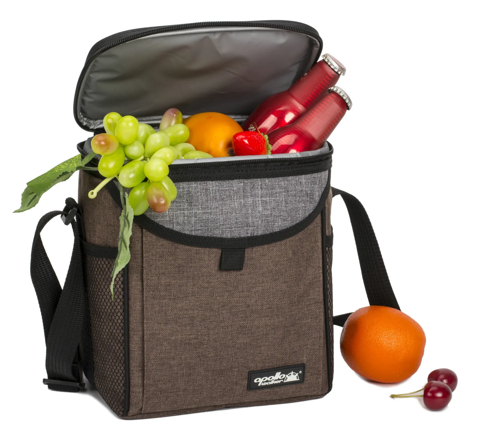 Fashion 12 Can Cooler Bag With Shoulder Strap/cooler Commpartment Buy