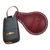 Handmade custom vintage leather key holder embossed leather keychain
