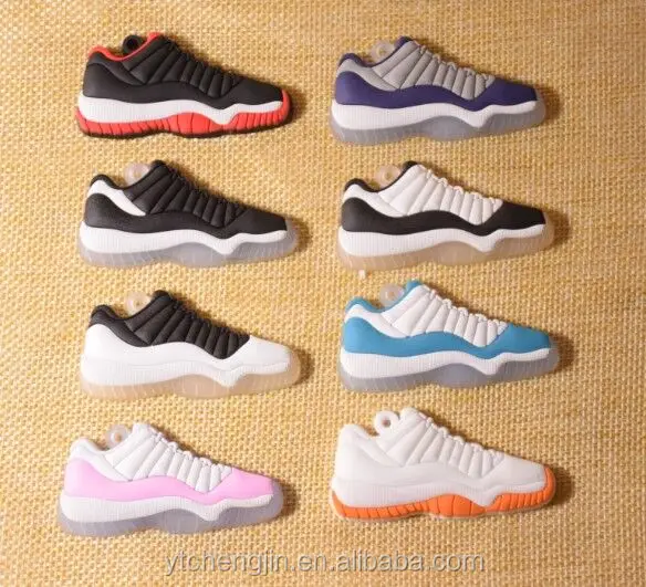 

New product jordan 11 low shoes key chain keyring key ring keychain