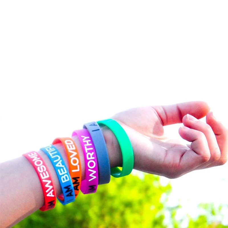 Custom Logo Silicone Wristband,Rubber Wrist Bands - Buy Silicone ...