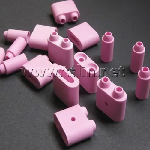Ceramic beads for pad heaters