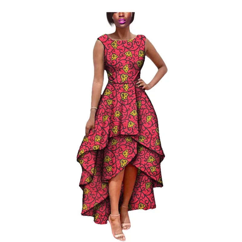 batik wrap dress