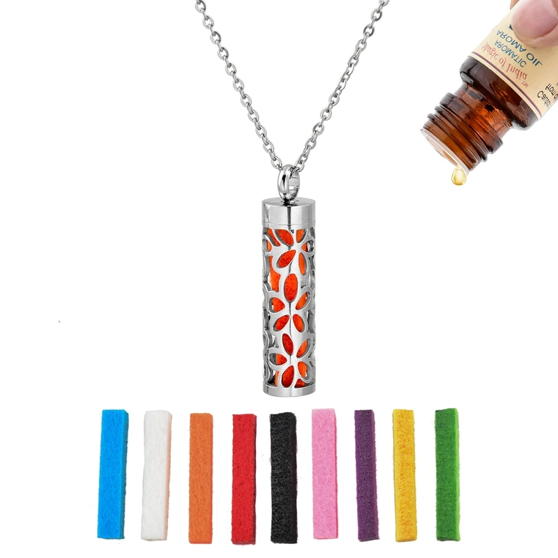 

2019 New Design Aromatherapy Essential Oil Diffuser Necklace, As picture