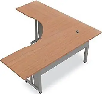 Buy 60 X 60 L Shaped Workstation With 30 D Top In Maple Finish