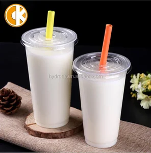 Image of 14Oz Red Transparent Eco-Friendly Pla Ps Pet Disposable Plastic Cup