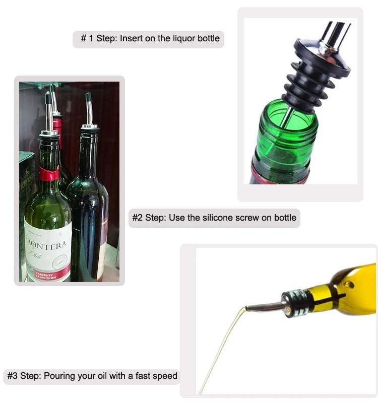 silicone wine pourer