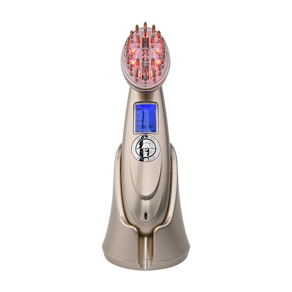 

hair loss treatment electric comb improve hair growth treatment head massager infrared light therapy hairdressing equipment rf