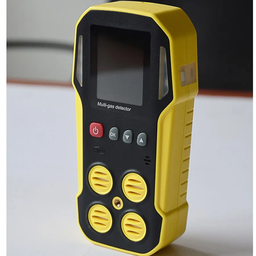 No2 Co2 Co H2s Portable Multi 4 Gas Detector Analyzer,Gas Detector With