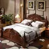 American Country Style Solid Wood Bed