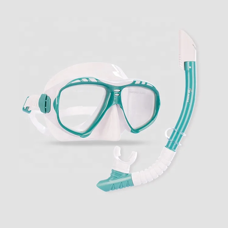 

New Professional Scuba Mask and Snorkel Diving Set, Blue