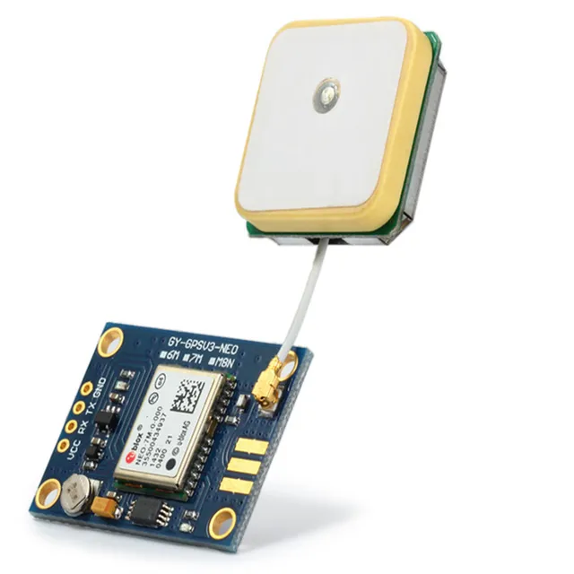 5 ublox gps module with led signal indicator