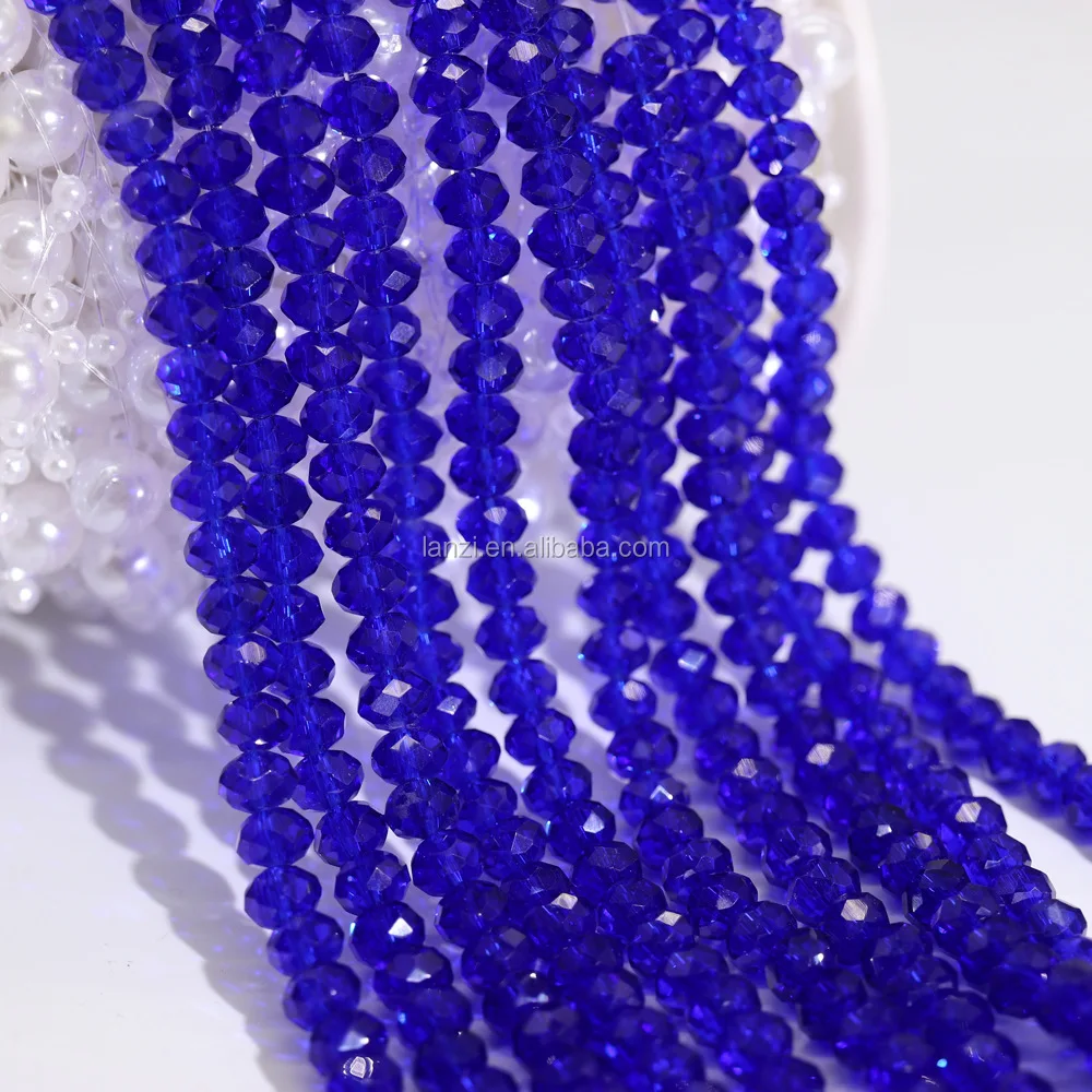 4mm,6mm,8mm Colored Crystal Round Glass Bead In Bulk Buy Colored