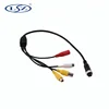 4 Pin Aviation female Connector to AV RCA BNC