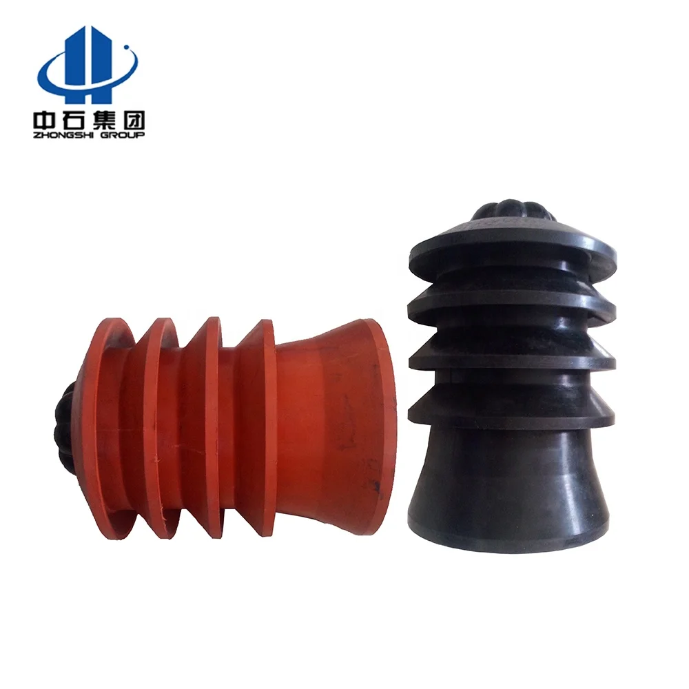 
oilfield conventional 18 5/8' top and bottom cementing wiper rubber plug 