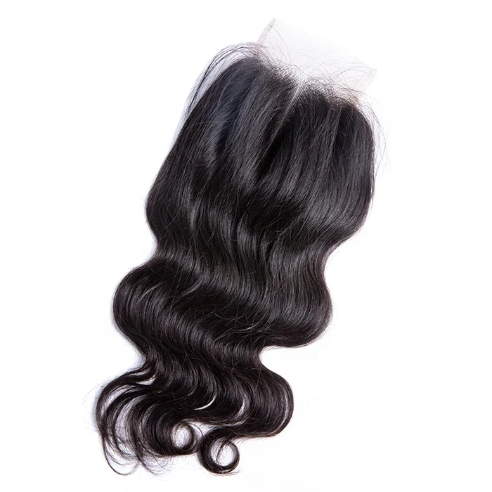 

Wholesale price human toupee body wave top grade 120 density lace closure virgin human hair lace closure