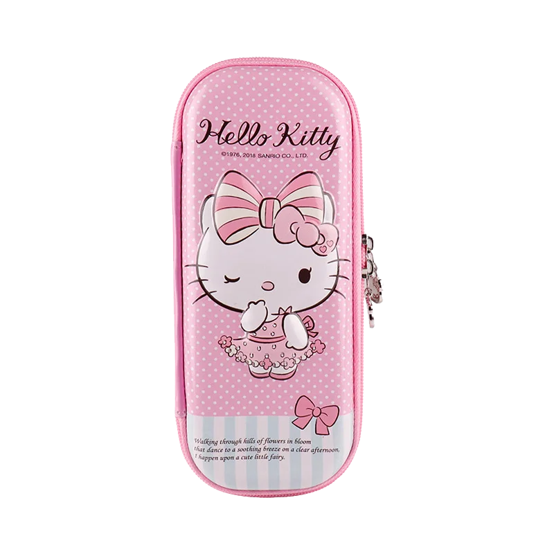 
TOPSTHINK Hello kitty school stationery pink cute large pencil hold EVA multi-layers pencil case 