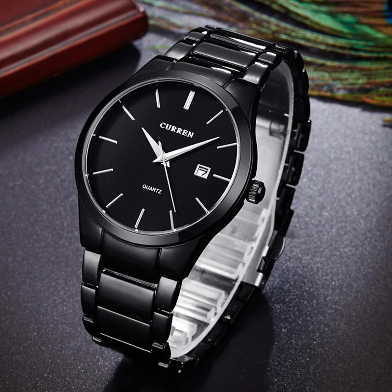 

CURREN 8106 Men Quartz Watch Gentle Men Watch Montre Homme Business Watch