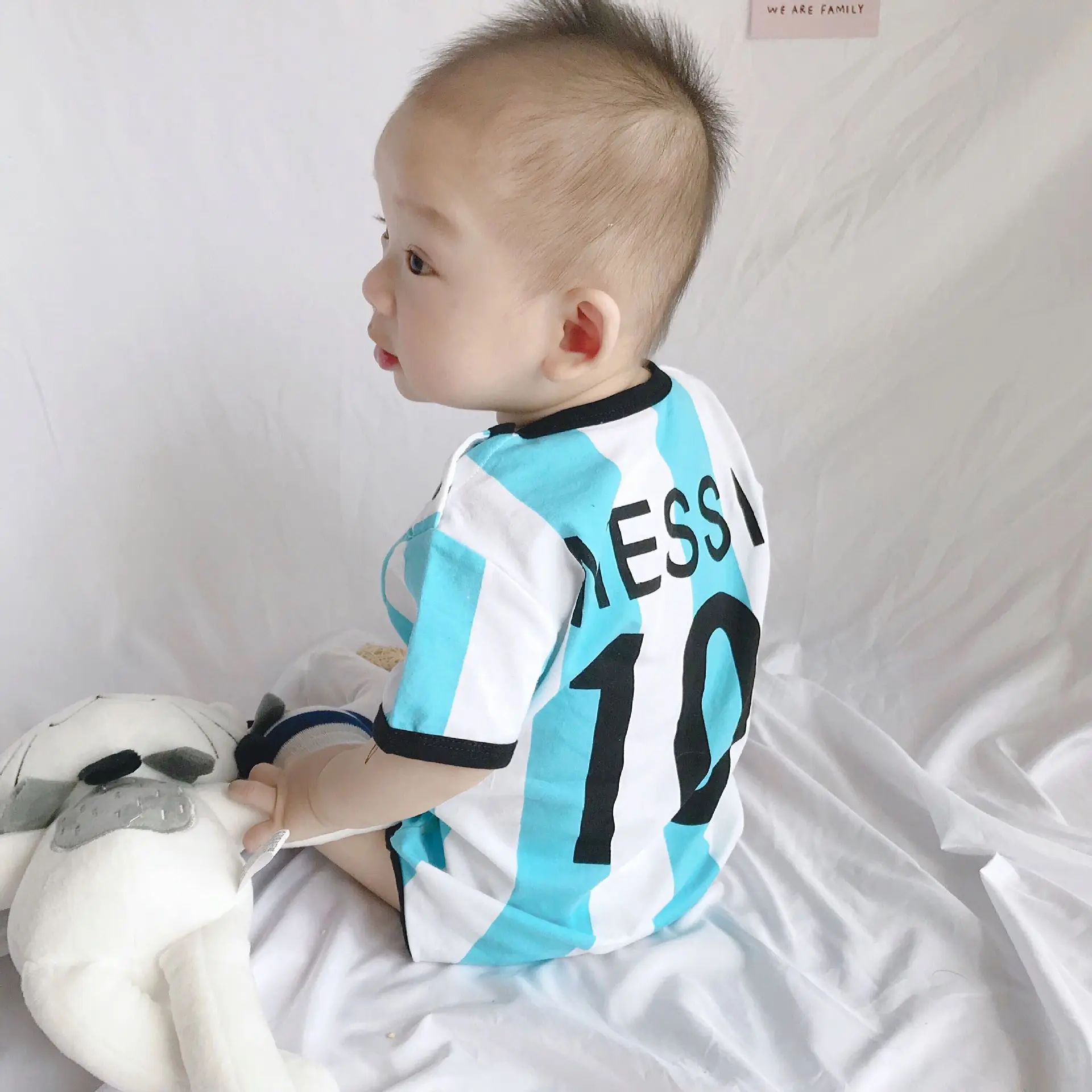 Hot Selling Messi Football Baby Clothes Fashion Baby Boy Romper - Buy
