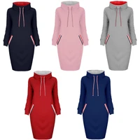 

Hot sale clothing women dress plus size spring womens clothing long sleeve ladies hooded dress women