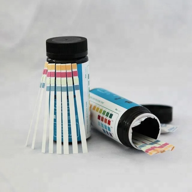 
Water quality test kits total hardness water test strips CE customized packages W-7 7 paramater 
