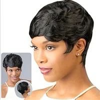 

New Arrival Hair Black and Short Curly Synthetic Perruque Hair Short Curly Wig for Black Women