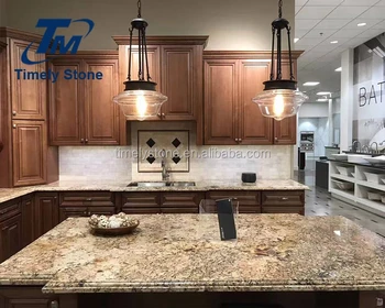 Kitchen Giallo Gold Granite Slab Tile Countertops Prices Indian