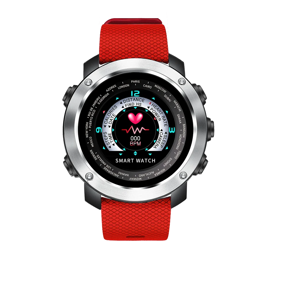 

The latest IP67 sport waterproof IPS colorful dynamic screen smartwatch heart rate monitor W30 smart watch, Black;blue;red