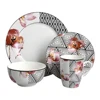 Housewares kitchen 16-piece everyday breakfast dinnerware dinner plates and bowls set