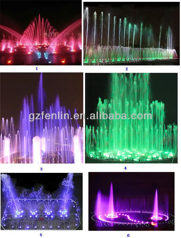 Park sightseeing stainless steel rotating beautiful design spray nozzle
