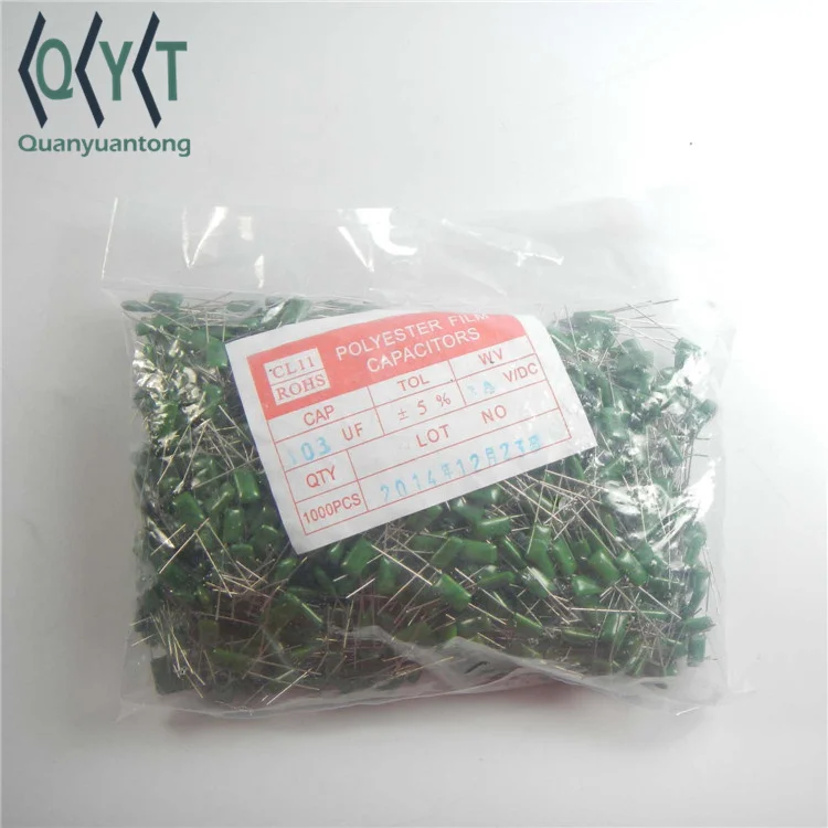 0.01uf 5% 103j 100v Polyester Film Capacitor 2a103j - Buy 103j 100v ...