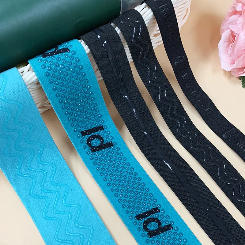 Colored Silicone Grip Elastic Buy Silicone Tape For Underwear