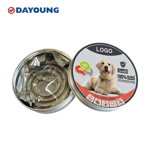 Image of Multi color soft 8 months size adjustable Mosquito Pest flea and tick natural ingredients flea and tick collar for dogs,cats