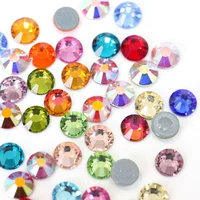 

OLeeya Wholesale Hot sale Full Colors And Sizes 2028 Same Cut Glass Flatback Hot fix Rhinestone For Dresses
