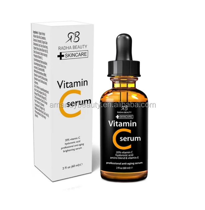 

Radha Beauty RB 20% VC serum 60ml whiething vitamin c serum for face, Yellow