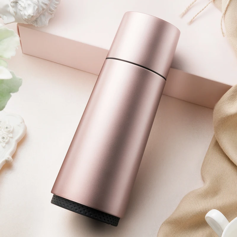 370ml double walls ss thermos bottle with ring color customized