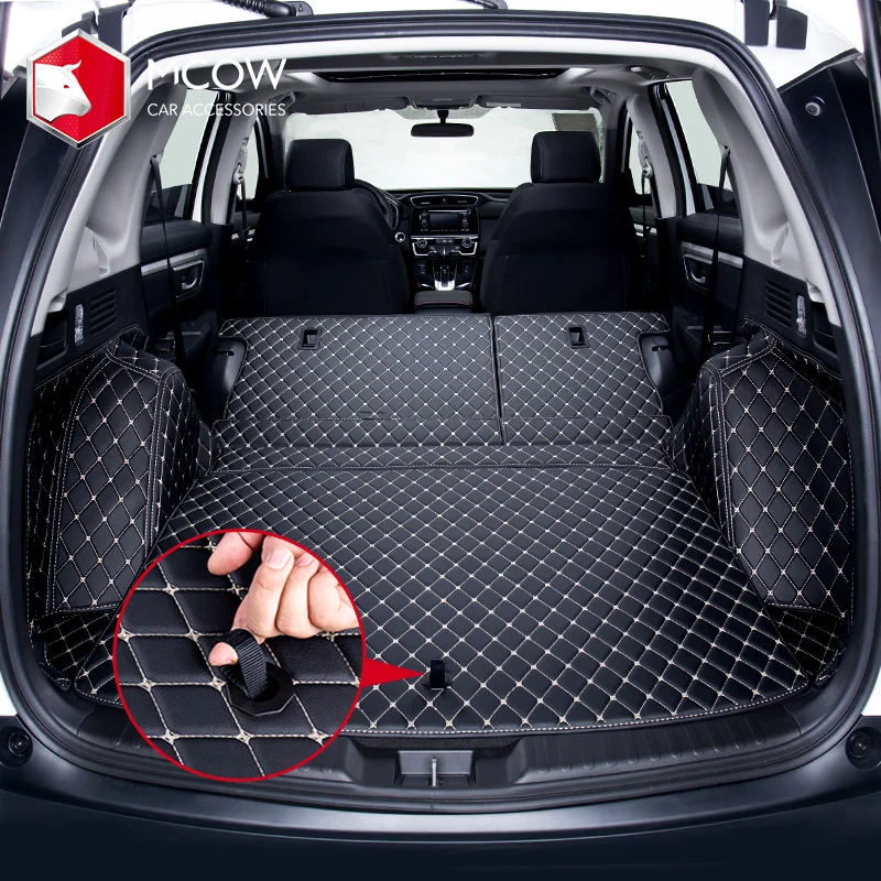 
All Weather Customized Universal Leather 3D 5D Car Trunk Mats 