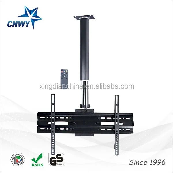 Adjustable Height Tv Lift Ceiling Tv Mount Compliant To Vesa 600 400mm