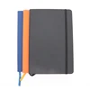 Elastic Band A5 Soft Cover Emboss Custom Logo Notebook With Paper Tape