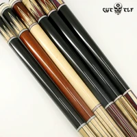 

Cue- elf 1/2 joint tech 12pcs laminated shaft ebony cocobolo handmade handspliced inlay carom cue stick