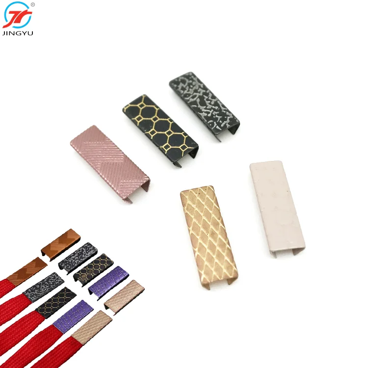 

Wholesale Custom Metal Clips For Shoelaces Metal Aglet For Hoodies, Plating color ,customize