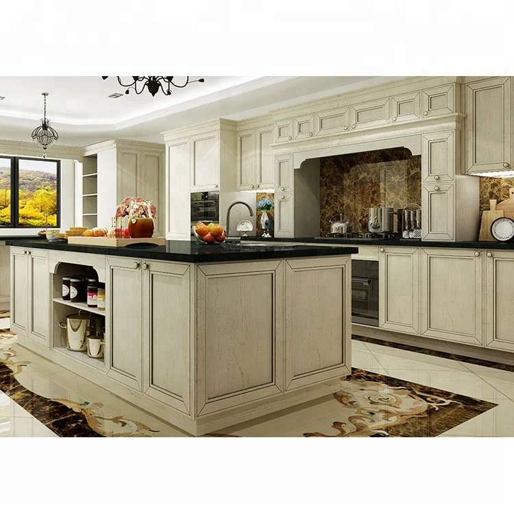 Wholesale Manufacture Cheap Price Foshan Solid Wood Kitchen