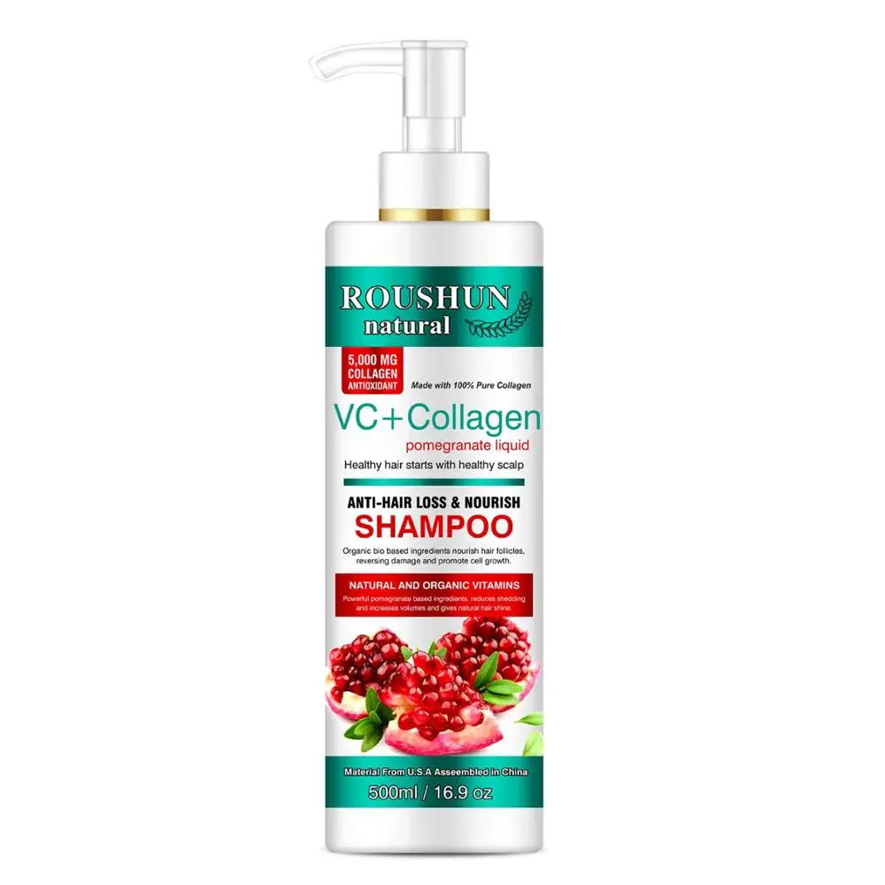 

Roushun Vitamin C VC+Collagen Anti-hair loss And Nourish Shampoo, White cream